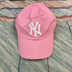 Pink Yankees Cap